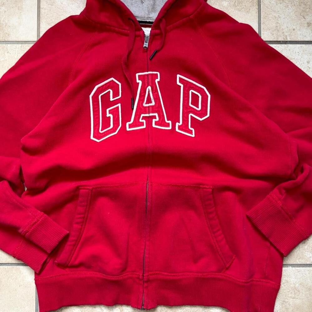 GAP Authentic Apparel Zip Up Hoodie - Size L
